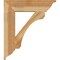 Ekena Millwork Legacy Traditional Rough Sawn Bracket, Western Red Cedar, 6"W x 28"D x 32"H BKT06X28X32LEC01RWR - alternate 3